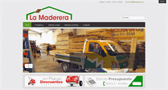 Desktop Screenshot of lamaderera.com